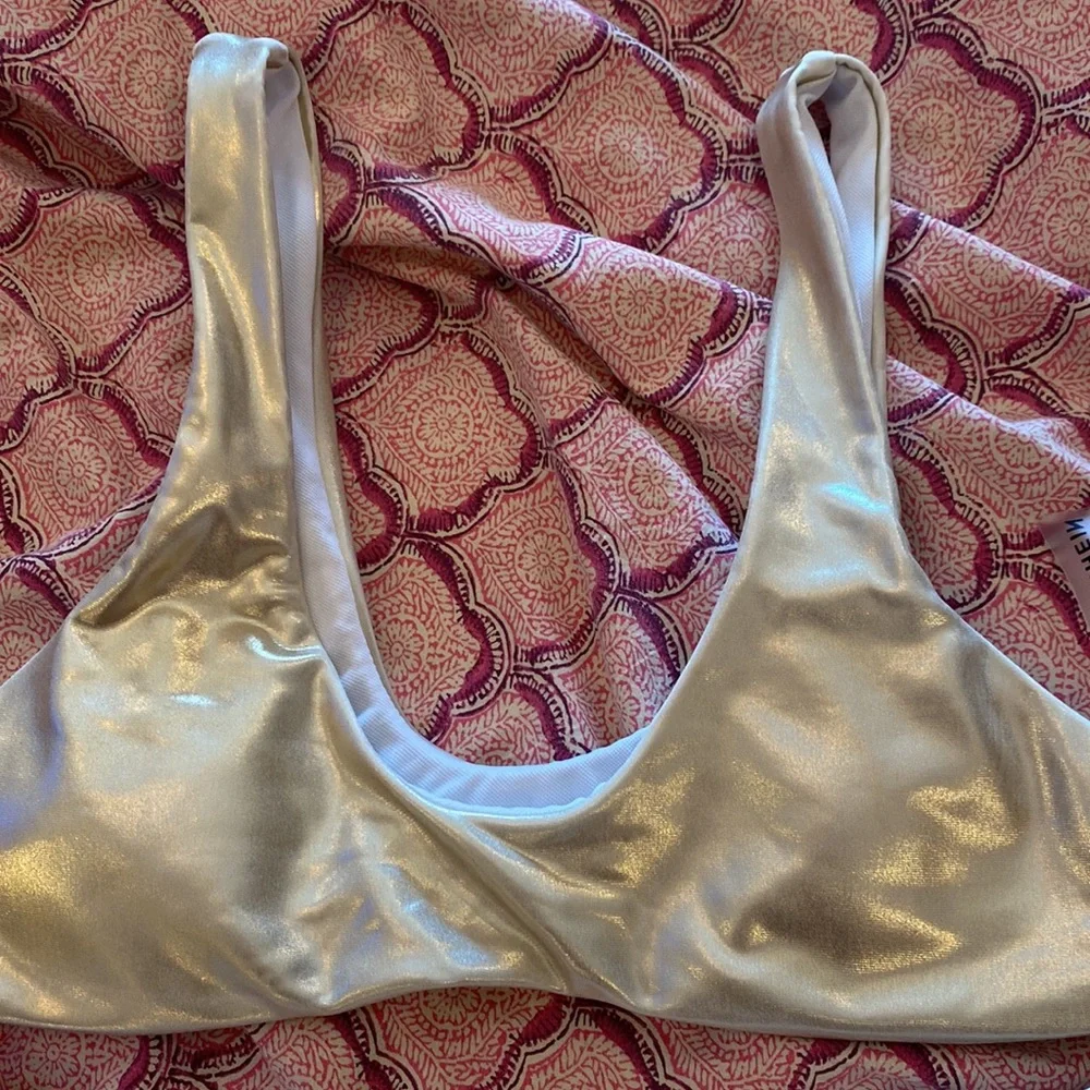 Shein S Small gold bikini swimsuit - Picture 2 of 3
